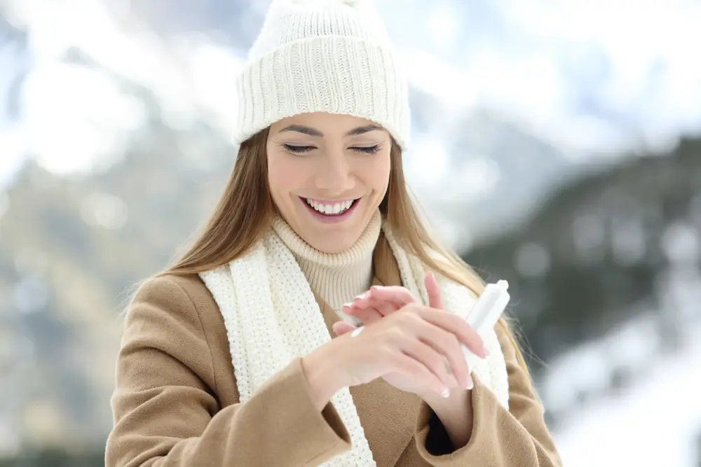 winter makeup tip