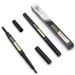 Miss Rose 2 in 1 Eyebrow Pen & Brush Shade Black