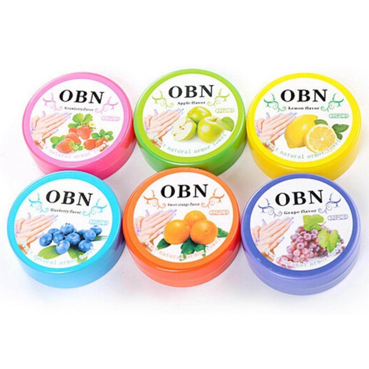 OBN Nail Polish Remover Wipes - Tissue Paper - Natural Fruit Flavored - Eshaistic OBN Nail Polish Remover Wipes - Tissue Paper - Natural Fruit Flavored - Eshaistic