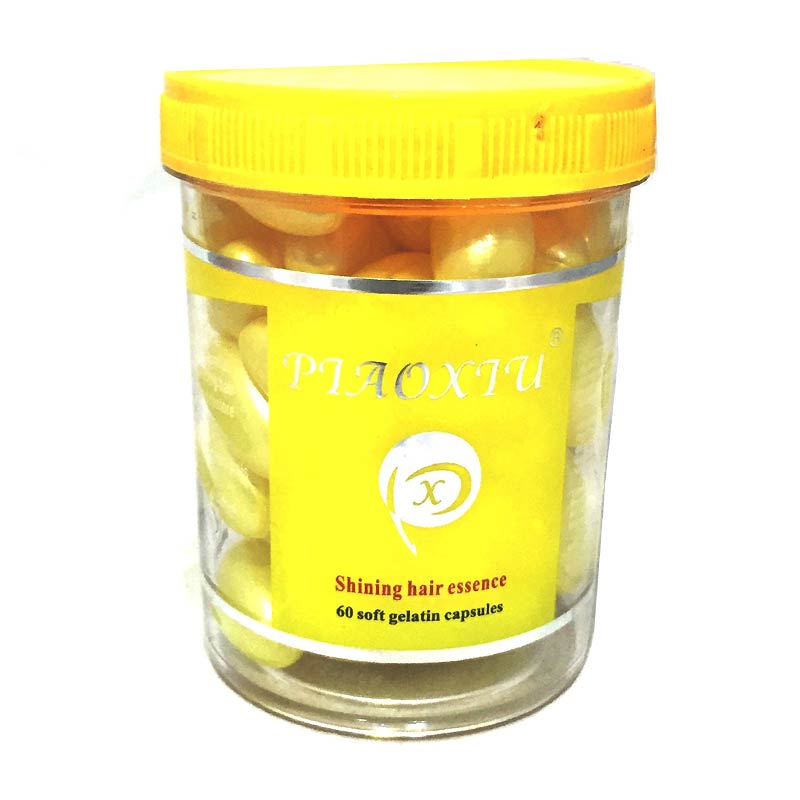 Piaoxiu Vitamin E Shining Hair Essence 60 Soft Gelatin Hair Capsules -  Eshaistic