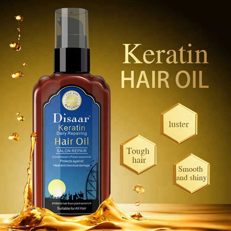 Disaar Keratin Daily Repairing Hair Oil - 120ml - Eshaistic