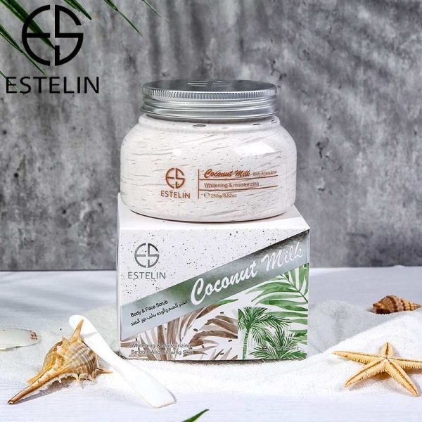 ESTELIN Coconut Milk Whitening Body and Face Scrub