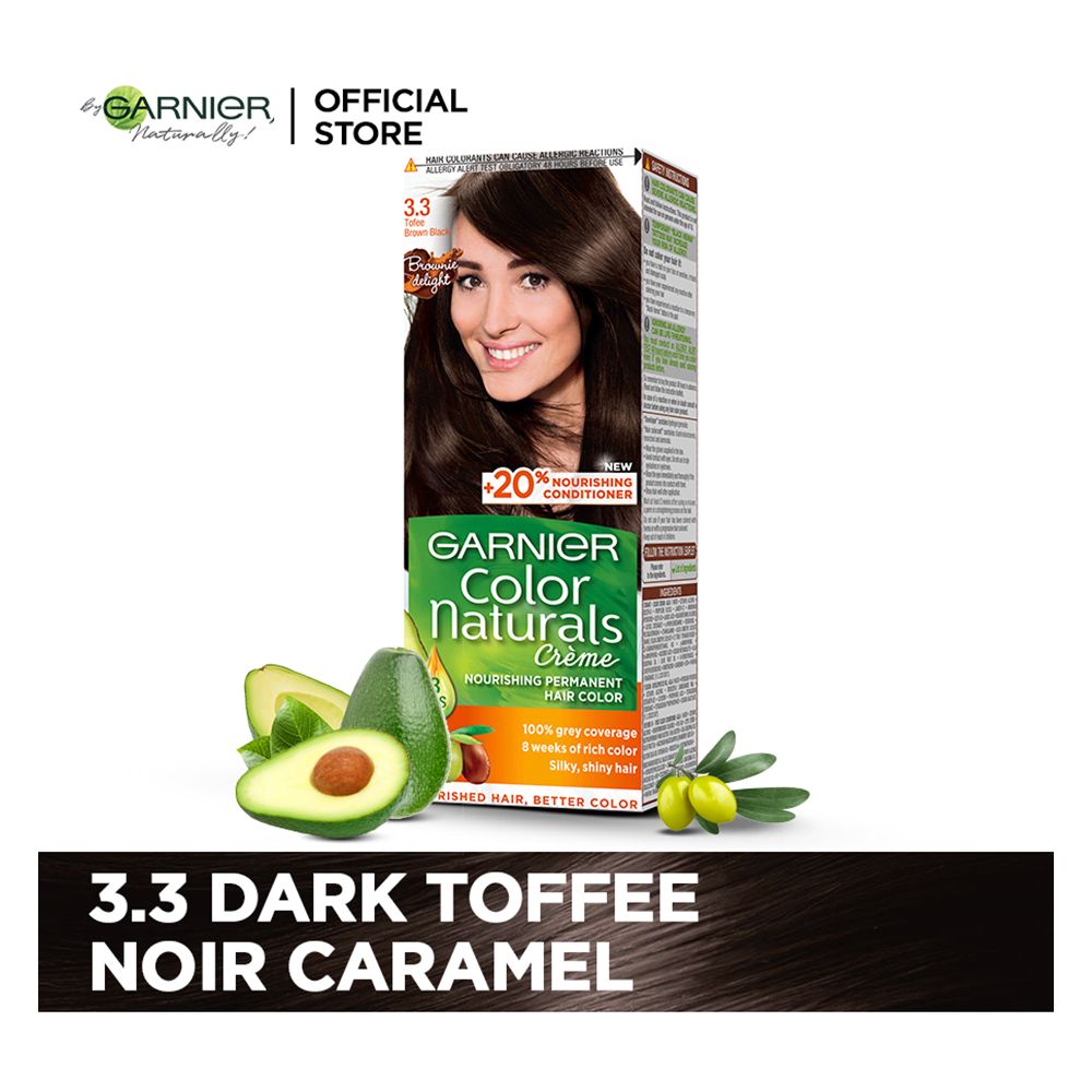Garnier Color Naturals  Tofee Brown Black Hair Color - Eshaistic