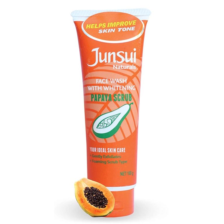Junsui Naturals Face Wash With Whitening Papaya Scrub 100g Eshaistic junsui-naturals-face-wash-with-whitening-papaya-scrub-100g-eshaistic
