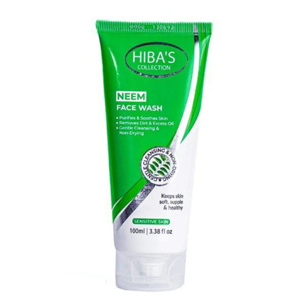 Hiba's Collection Aloe Vera & Neem Face Wash - 100ml - Image 1