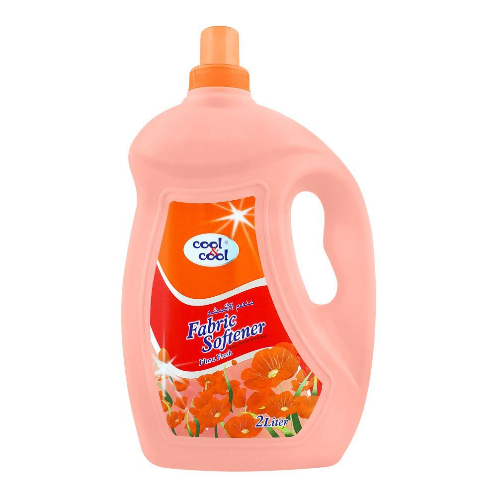 Cool-&-Cool-Floral-Fresh-Fabric-Softener-2Ltr-1 Cool & Cool Floral Fresh Fabric Softener, 2Ltr - Image 1