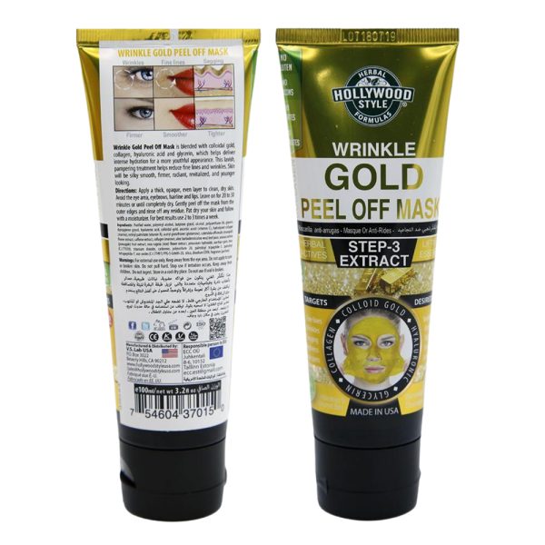 Hollywood Style Gold Peel off Mask - Image 1