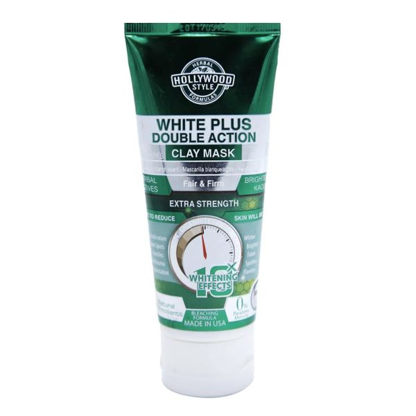 Hollywood Style White Plus Double Action Clay Mask 100ml - Image 1