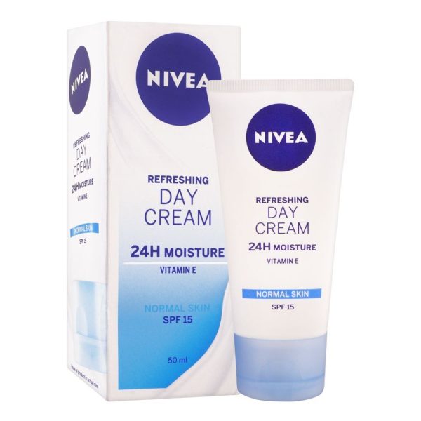 Nivea Refreshing 24H Moisture Vitamin E, Day Cream, 50ml - Image 1