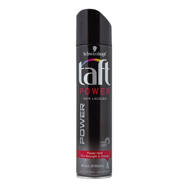 Schwarzkopf Taft Power Mega Strong 5 Hair Lacquer, 250ml - Image 1
