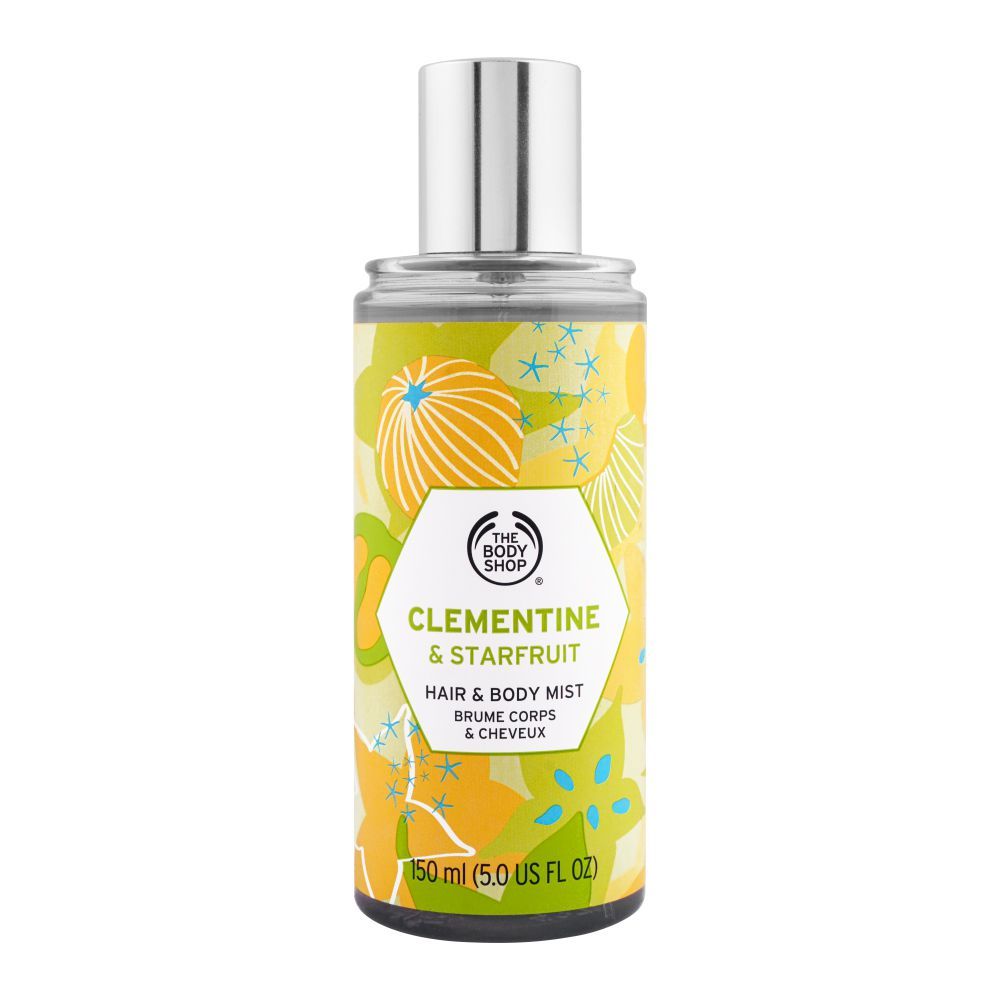 The Body Shop Clementine & Star Fruit Hair & Body Mist, 150ml - Eshaistic