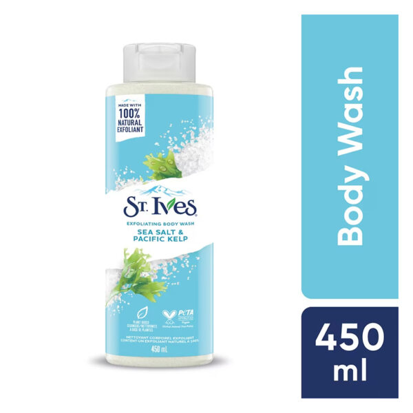 St. Ives- Sea Salt & Pacific Kelp Body Wash - Image 2