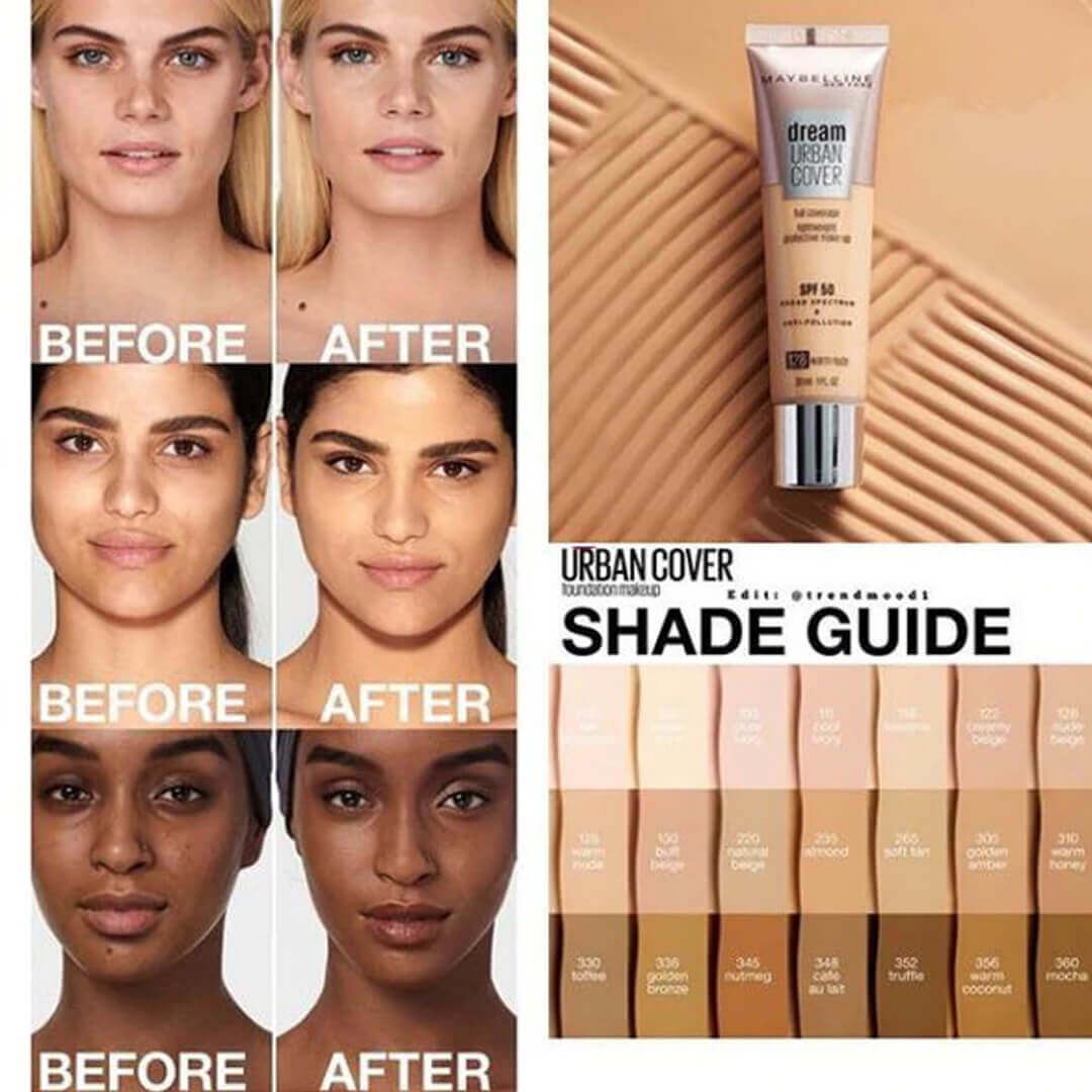 Maybelline Dream Urban Cover Foundation SPF50 30ml | Foundation