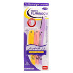 Feather-Flamingo S For Shaving Facial Body Hair - 3 Pieces