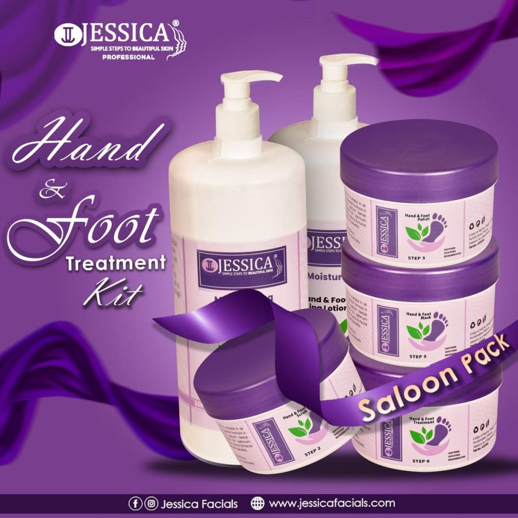 Jessica Hand Foot Meni Pedi Treatment Kit 6Pcs Salon Pack jessica-hand-foot-meni-pedi-treatment-kit-6pcs-salon-pack