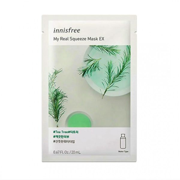 Innisfree - My Real Squeeze Mask [Tea Tree] - 20ml - Image 1