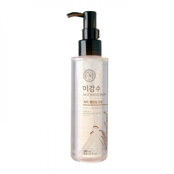 The Face Shop - Rice Water Bright Rich Cleansing Oil [Dry Skin] - 150ml - Image 1
