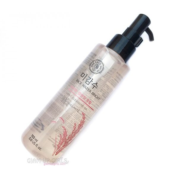 The Face Shop - Rice Water Bright Light Cleansing Oil [Oily Skin] - 150ml - Image 1