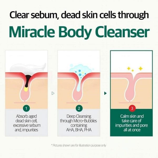 Some By Mi - AHA-BHA-PHA 30days Miracle Acne Clear Body Cleanser - 400ml - Image 2