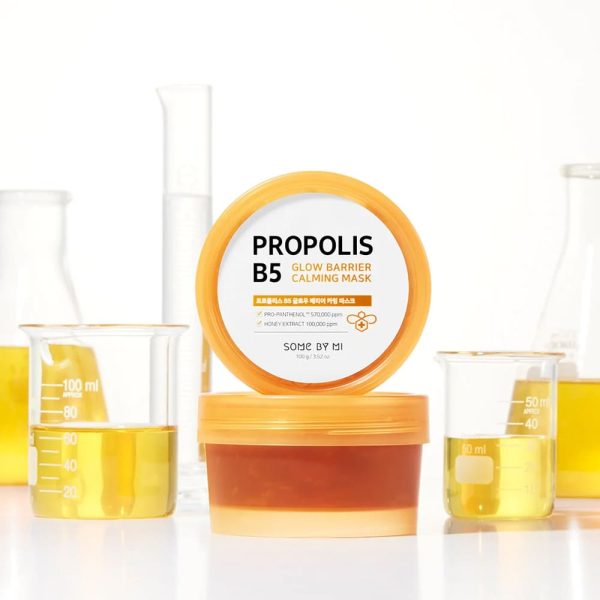 Some By Mi - Propolis B5 Glow Barrier Calming Mask - 100g - Image 3