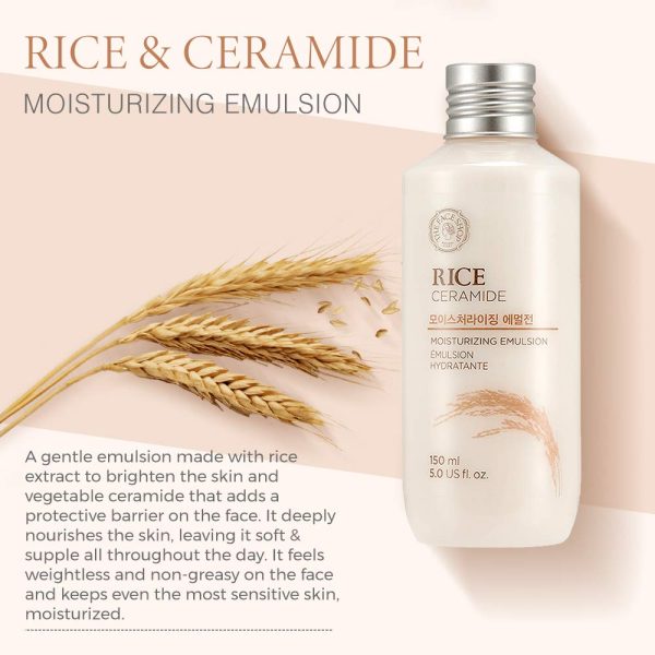 The Face Shop - Rice Ceramide Moisturizing Emulsion - 150ml - Image 3