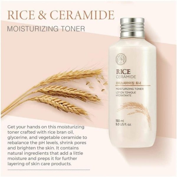 The Face Shop - Rice Ceramide Moisturizing Toner - 150ml - Image 2