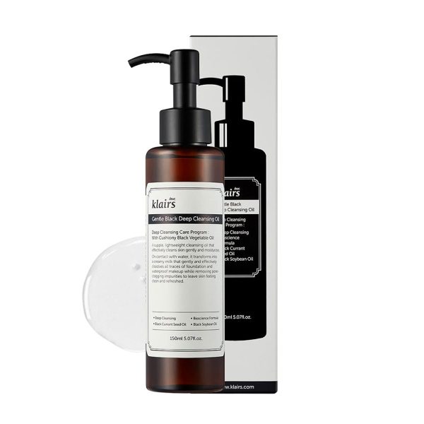 Klairs Gentle Black Deep Cleansing Oil - 150ml - Image 1