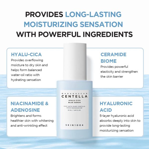 Skin1004 - Madagascar Centella Hyalu-Cica Blue Serum - 50ml - Image 4