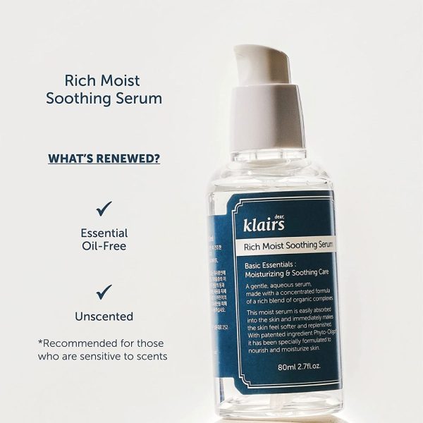 Klairs – Rich Moist Soothing Serum - 80ml - Image 2