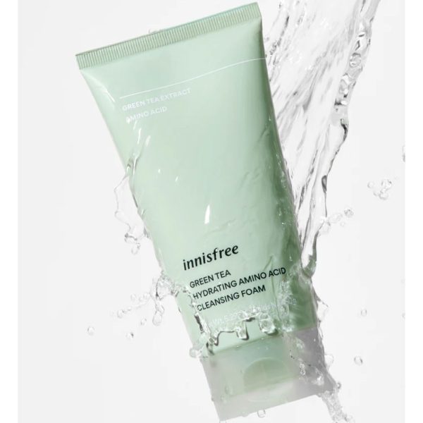 Innisfree Green Tea Hydrating Amino Acid Cleansing Foam - 150ml - Image 2