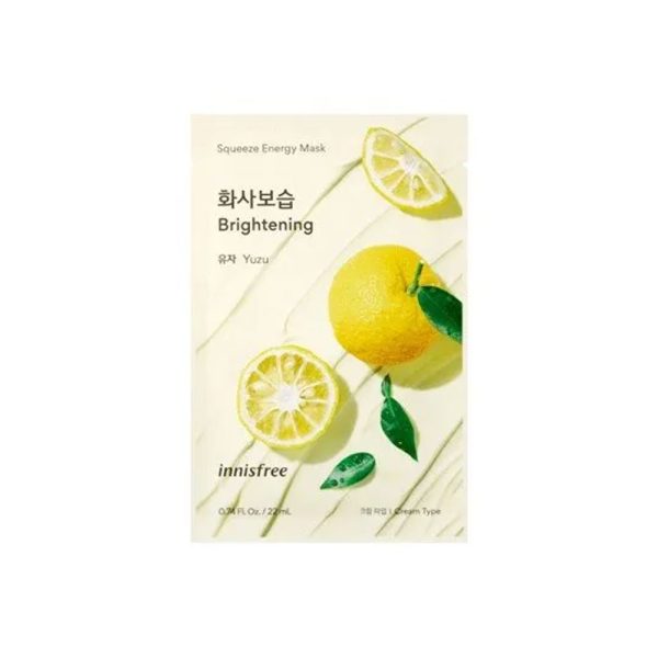 Innisfree – Squeeze Energy Mask Sheet Yuzu - 20ml - Image 1