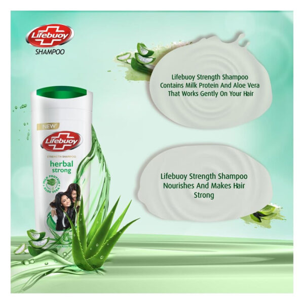 Lifebuoy Herbal Strong Strength Shampoo - 175ml - Image 4