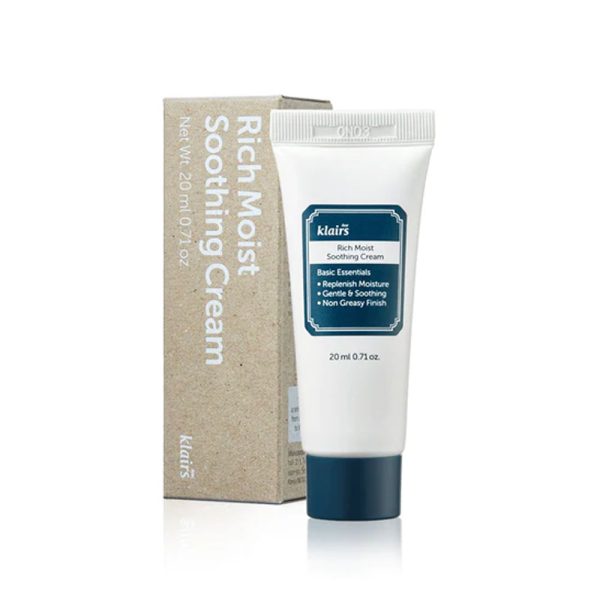 Klairs Rich Moist Soothing Cream - 20ml - Image 1
