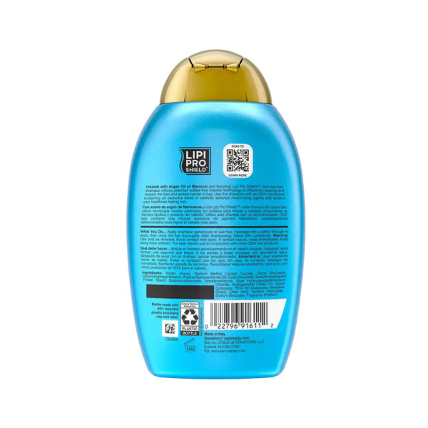 OGX Renewing + Argan Oil Of Morocco Shampoo, Sulfate Free - 385ml - Image 2