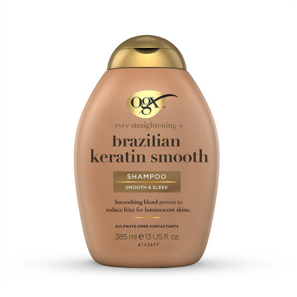 OGX Ever Straightening + Brazilian Keratin Therapy Shampoo - 385ml - Image 1