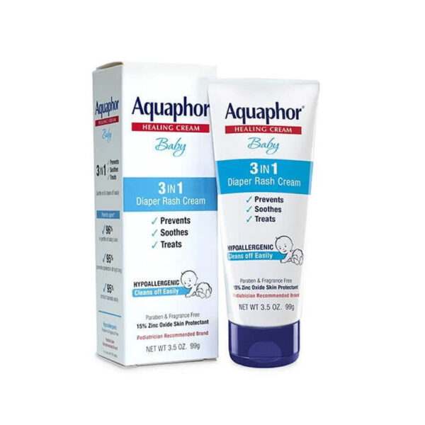 Aquaphor 3 in 1 Diaper Rash Cream - 99g - Image 1