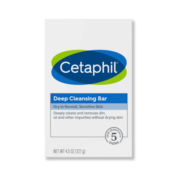 Cetaphil Deep Cleansing Bar Soap - 127g - Image 1
