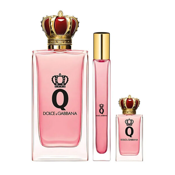 Dolce & Gabbana Q 3S Gift Set (EDP 100ml + Travel Spray + Mini Bottle) - Image 1