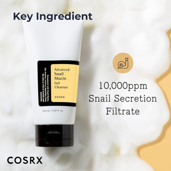 Cosrx Advanced Snail Mucin Gel Cleanser - 150ml - Image 4
