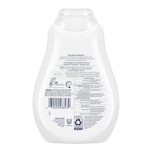 Dove Baby Curl Nourishment Softening Conditioner 384ml - Image 2