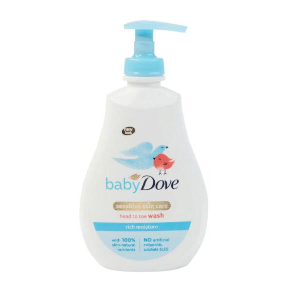 Dove Baby Rich Moisture Head to Toe Wash 400ml - Image 1