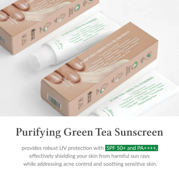 Dr. Althea Purifying Green Tea Sunscreen SPF 50+ PA++++ – 50ml - Image 2