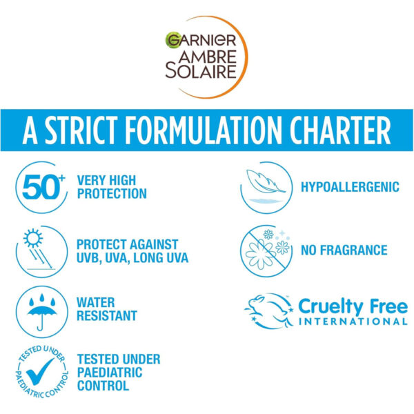 Garnier Ambre Solaire Sensitive Advanced Baby Lotion SPF50+ 50ml - Image 2