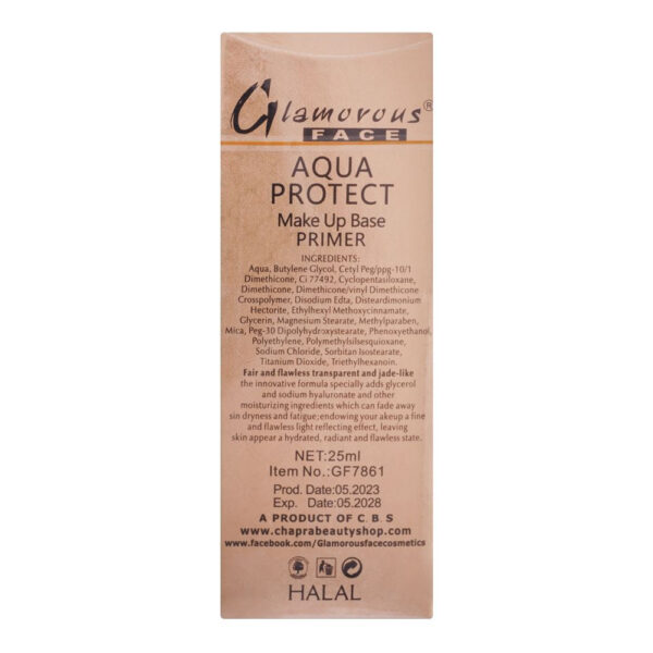 Glamorous Face True Colors Aqua Protect Makeup Base Primer 25ml - Image 2