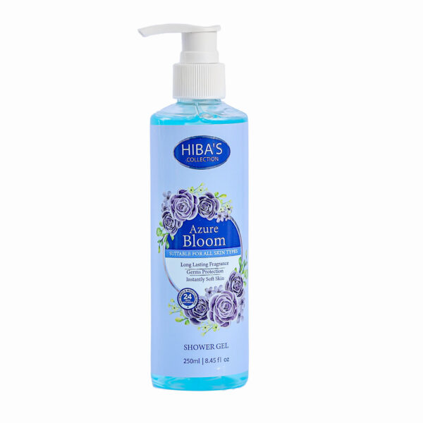 Hiba’s Collection Azure Bloom Shower Gel 250ml - Image 1