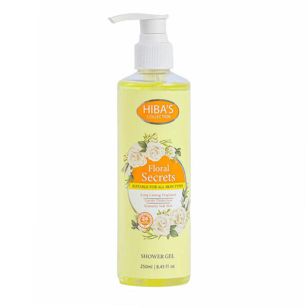 Hiba’s Collection Floral Secrets Shower Gel 250ml - Image 1