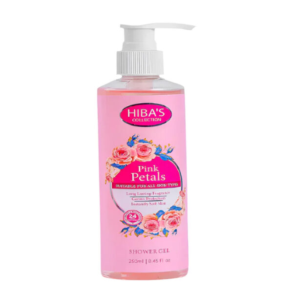 Hiba’s Collection Pink Petal Shower Gel 250ml - Image 1