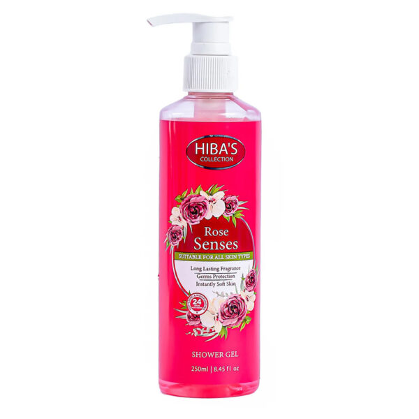 Hiba's Collection Rose Senses Shower Gel 250ml - Image 1