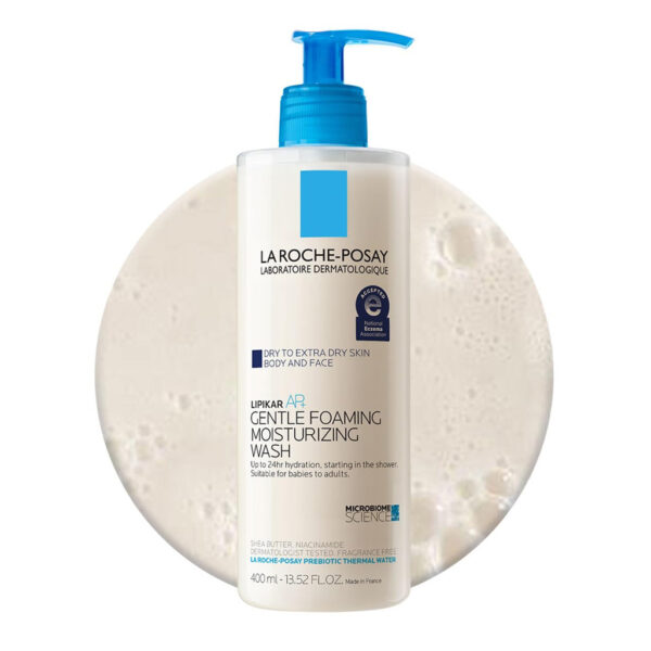 La Roche-Posay Lipikar Wash AP+ Gentle Foaming Moisturizing Wash 400ml - Image 1