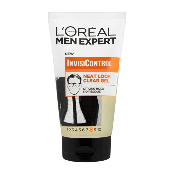 L'Oreal Paris Men Expert InvisiControl Neat Look Clear Hair Gel 150ml - Image 1